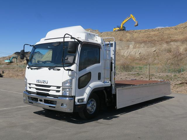 中古トラック いすゞ平ボディアルミブロック ＃5