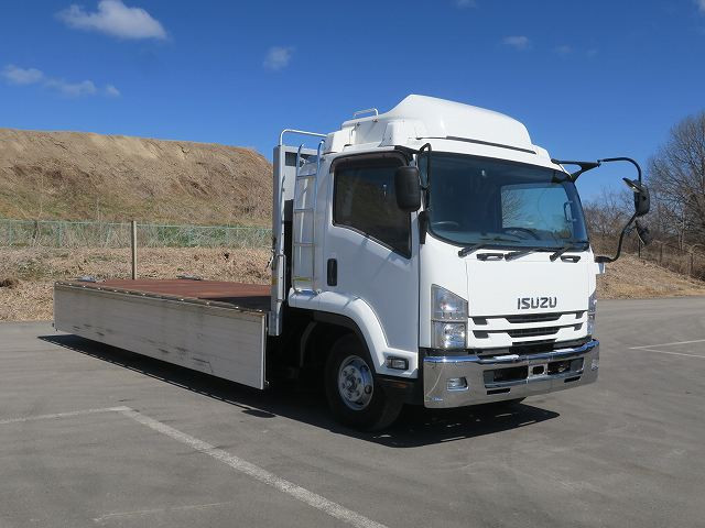 中古トラック いすゞ平ボディアルミブロック ＃6