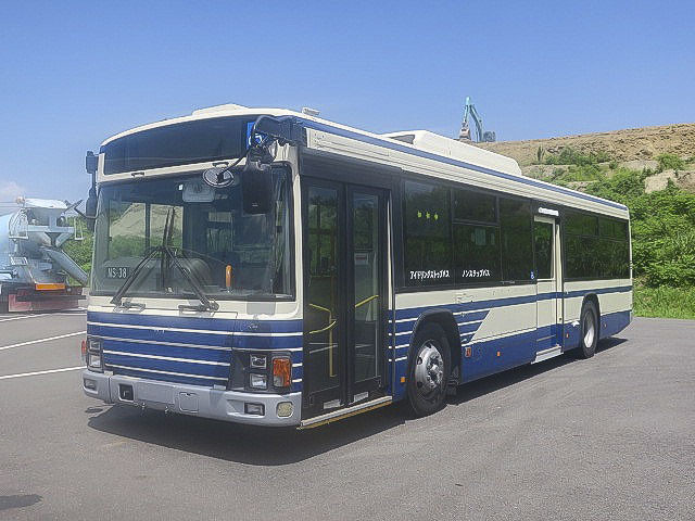 平成18年式 いすゞ エルガ 大型路線 ノンステップバス PJ-LV234N1 定員77名 モケットシート（固定）10列シート