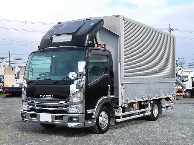 [Lease-Only Vehicle] 2016 Isuzu Elf, 2-ton wide and long aluminum wing, 223cm cargo bed, fully low floor, two-tier lashing rails [Eligible for medium-sized vehicle licenses (excluding 5-ton vehicles)]
