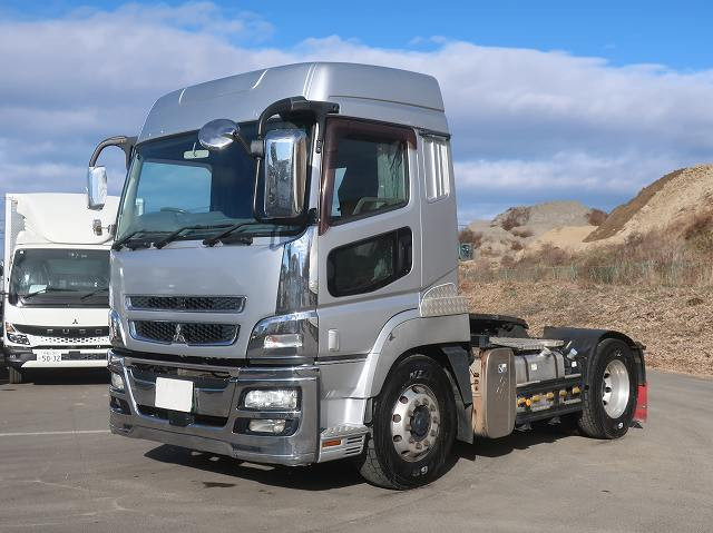 [Lease-only vehicle] 2014 Mitsubishi Fuso Super Great Tractor Head, Maximum load capacity 11.5 tons, 420 horsepower, High roof