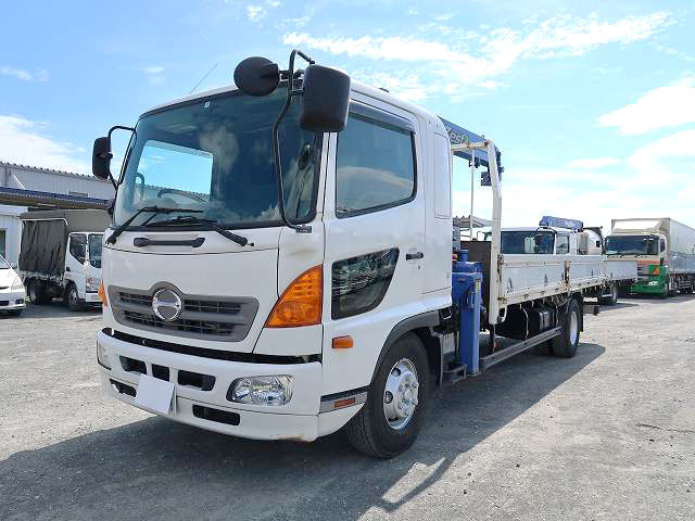 2016 Hino Ranger with medium-sized crane, 3-way opening, 5500 standard, Tadano 4-speed, radio-controlled 