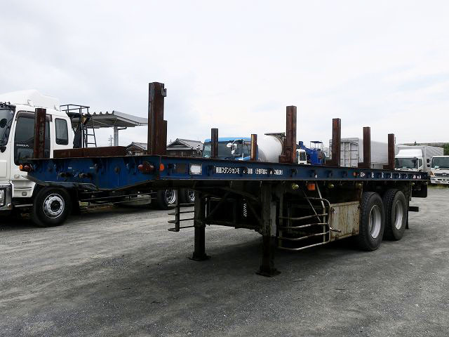 1993 Yusoki 2-axle cutting board semi-trailer, maximum load 15.4t, single pull ★Inspection valid until January 2016★
