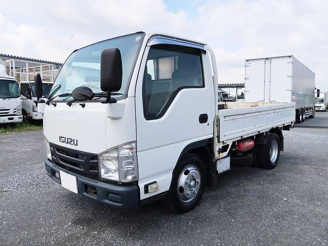 [Lease-only vehicle] 2015 Isuzu Elf, 2-ton flatbed, 3-way opening, standard short, 150 horsepower, low-floor [Semi-medium-sized (5-ton limited) license required *Old standard driver's license OK]