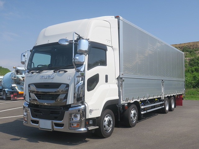 2024 Isuzu Giga Large Aluminum Wing 4-Axle Low-Floor High-Roof Retarder 