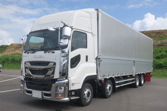 [Unused] Reiwa 6 model Isuzu Giga Large aluminum wing 4-axle low floor high roof retarder snow melting specification