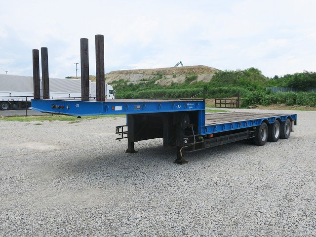 中古トラック 日通 3軸 重機積みトレーラー