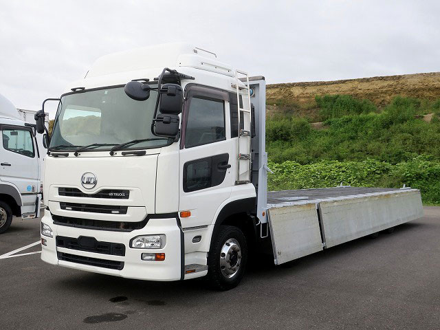 中古トラック UDトラックス平ボディアルミブロック ＃7