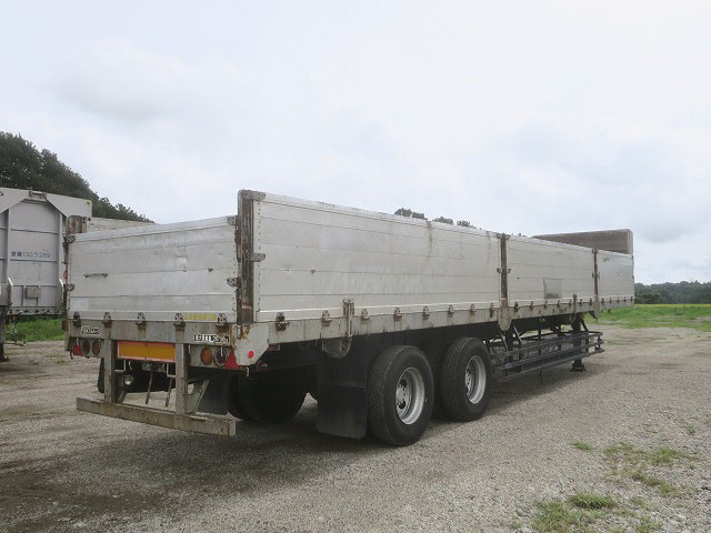 中古トラック 日本フルハーフアルミブロック平トレーラー ＃3