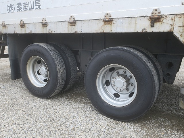 中古トラック 日本フルハーフアルミブロック平トレーラー ＃24