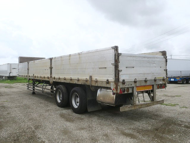 中古トラック 日本フルハーフアルミブロック平トレーラー ＃4