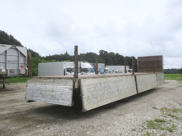 中古トラック 日本フルハーフアルミブロック平トレーラー ＃6