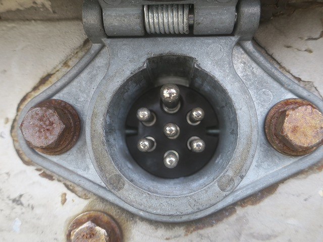 中古トラック 日本フルハーフアルミブロック平トレーラー ＃10