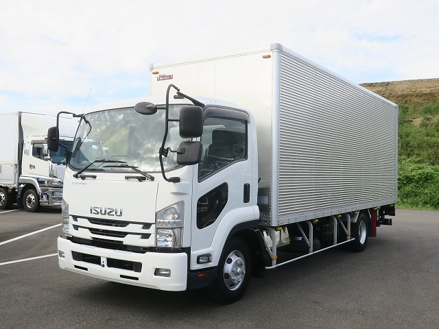 [Vehicle for lease rental only] 2015 Isuzu Forward medium-sized aluminum van 6200 standard combination gate rear air suspension ★Actual mileage on meter: approx. 400,000 km★