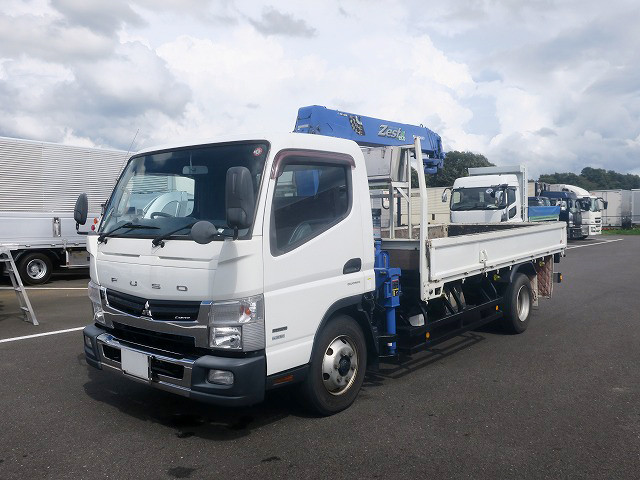中古トラック 三菱ふそう キャンター 小型クレーン付平ボディ
