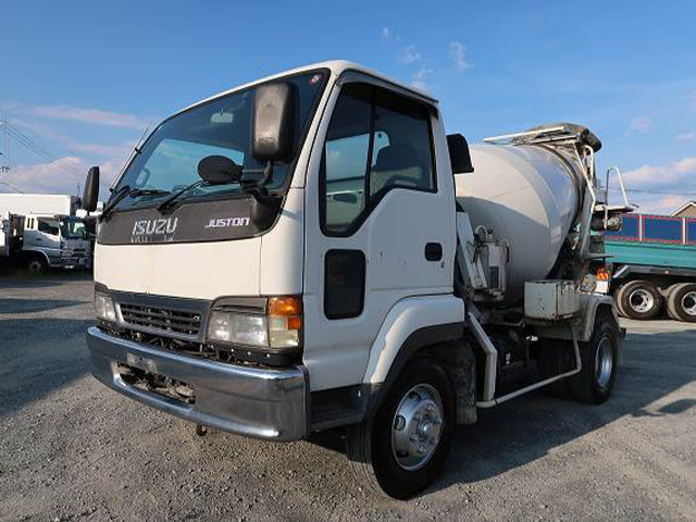 中古トラック いすゞ エルフ 小型ミキサー車