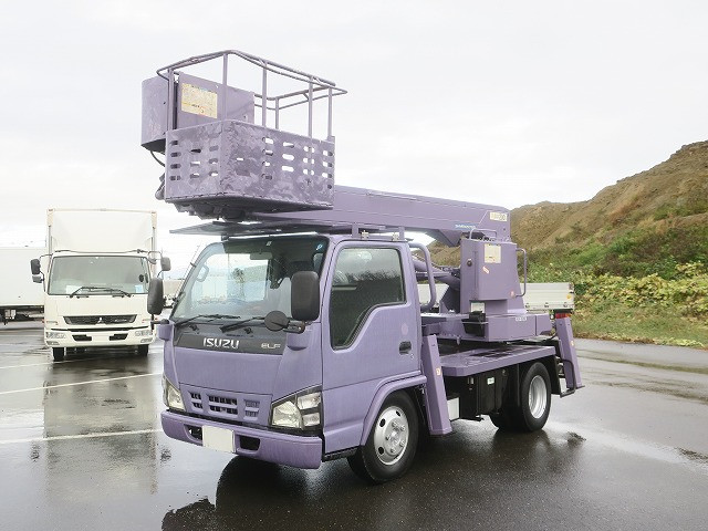 中古トラック いすゞ エルフ 小型高所作業車