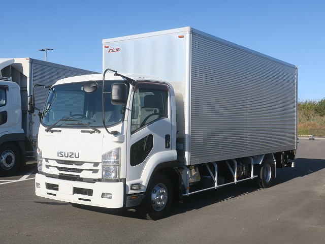 [Lease vehicle] 2017 Isuzu Forward mid-size aluminum van combination gate 
