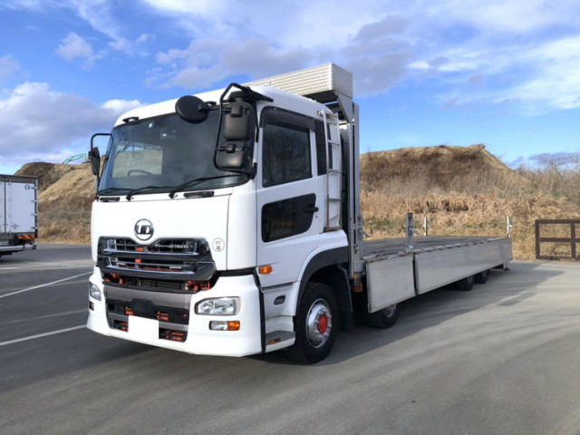 中古トラック UDトラックス平ボディアルミブロック ＃5