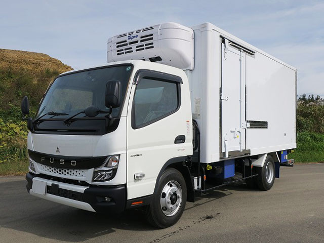 Mitsubishi Fuso Canter 2024 Model 3t Refrigerated Van Wide Long Storage PG Topre -30 degree setting Standby Left sliding door 2-stage lashing rail 2 pedals 150 horsepower [Semi-medium-sized license compatible *Excluding 5t limited]
