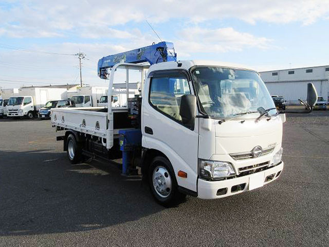 中古トラック 日野クレーン付平ボディ ＃2