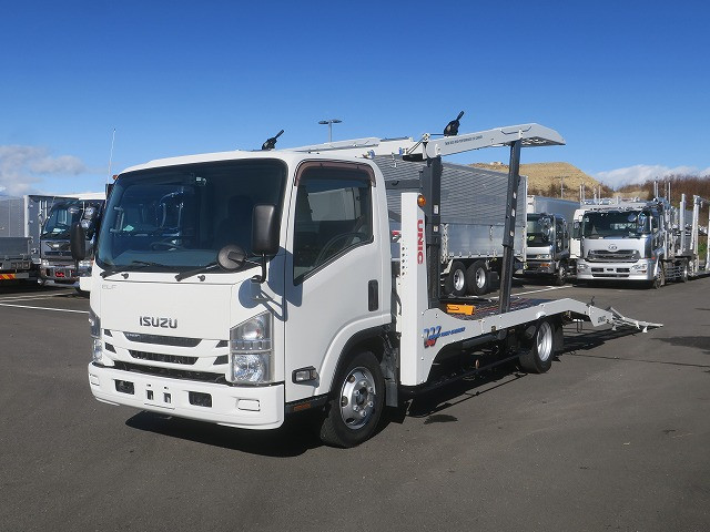 中古トラック いすゞ2台積み車載車 #5