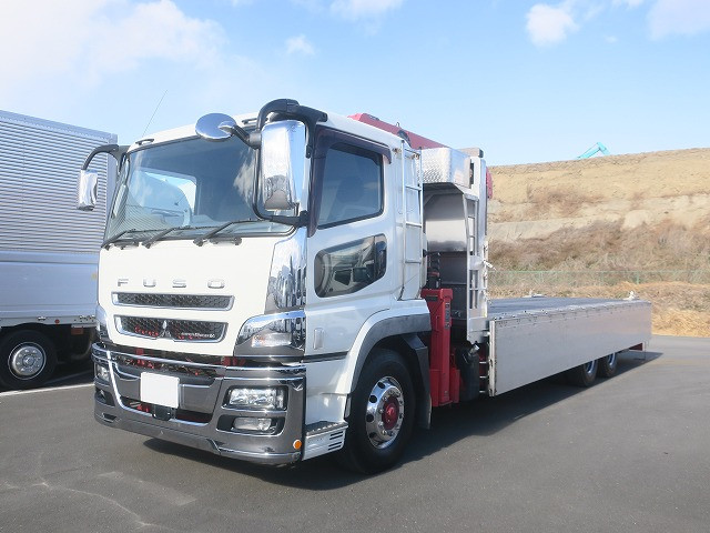 中古トラック 三菱ふそうクレーン付平ボディ ＃5