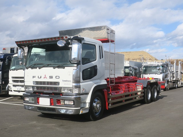 2006 Mitsubishi Fuso Super Great Large Arm Roll Shinmaywa Twin Hoist Loading capacity 11.6t 420hp