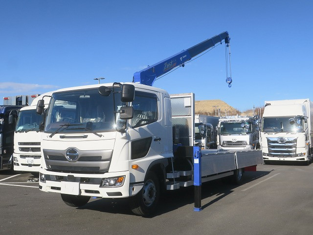 中古トラック 日野クレーン付平ボディ ＃5
