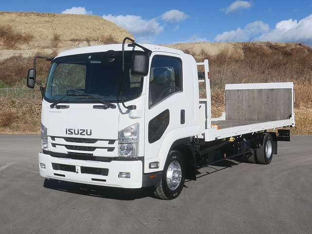 [Vehicles for lease rental only] 2015 model Isuzu Forward Medium-sized safety loader Furukawa Unic Radio-controlled winch Automatic walking 