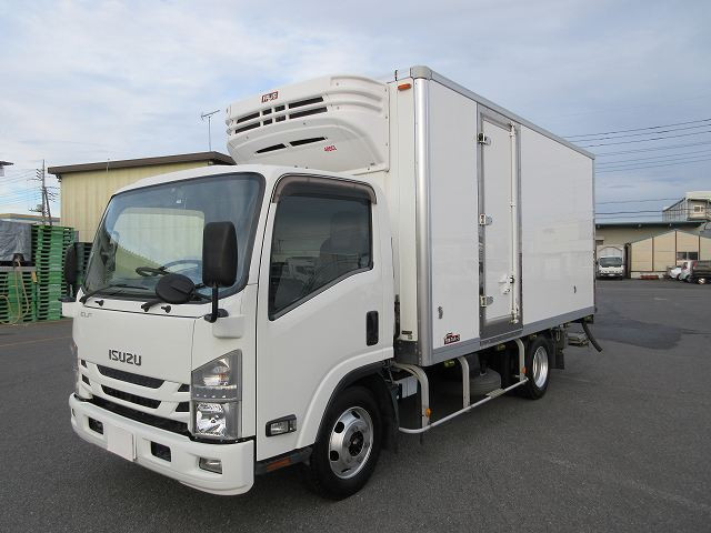 2016 Isuzu Elf Small Refrigerated Van Wide Long Storage PG Made by Ryohin Heavy Industries -30 degree setting Standby Left side door Keystone 150 horsepower [Semi-medium license compatible *Excluding 5t limited]