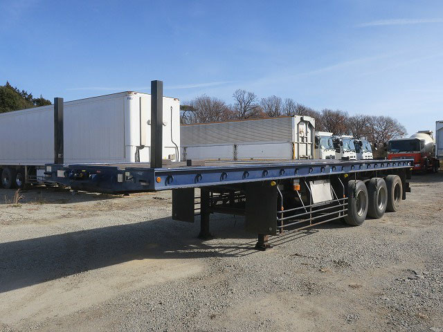 [Vehicles for lease rental only] 2012 model Nippon Trex 3-axle cutting board semi-trailer, maximum load 25.5t 