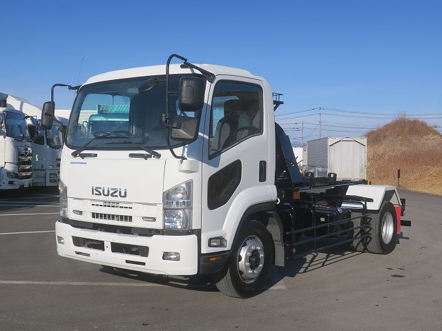 2011 Isuzu Forward Heavy-Duty Arm Roller Shinmaywa 8.7t Loading Twin Hoist 240HP 
