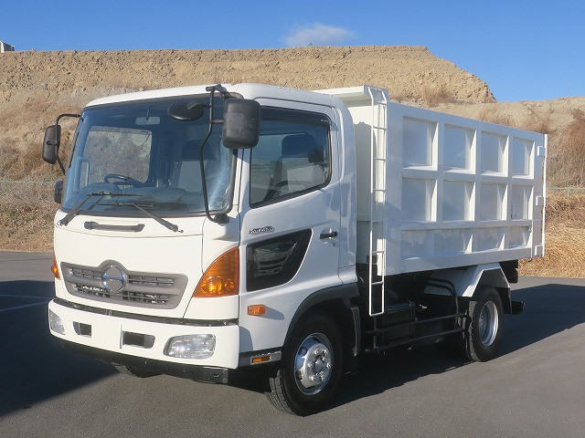 [Vehicles for lease rental only] 2013 model Hino Ranger Medium-sized deep dump truck Shinmaywa No soil or sand allowed 
