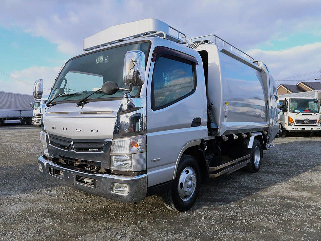 平成25年式 三菱ふそう キャンター 小型パッカー車 極東製 プレス式 容量6.9ｍ3 カスタム 150馬力【準中型免許対応 ※5t限定を除く】