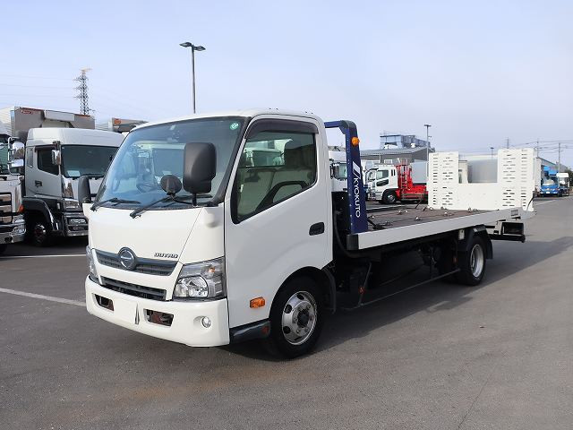 2017 Hino Dutro 3t safety loader, Far East flat top winch, running board [Semi-medium license compatible *Excluding 5t limited]