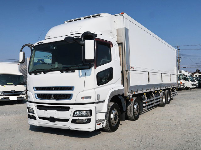 2016 Mitsubishi Fuso Super Great, large freezer wing, 4-axle low floor, storage PG, Denso -32 degree setting, 4-row jolder, Keystone aluminum wheels