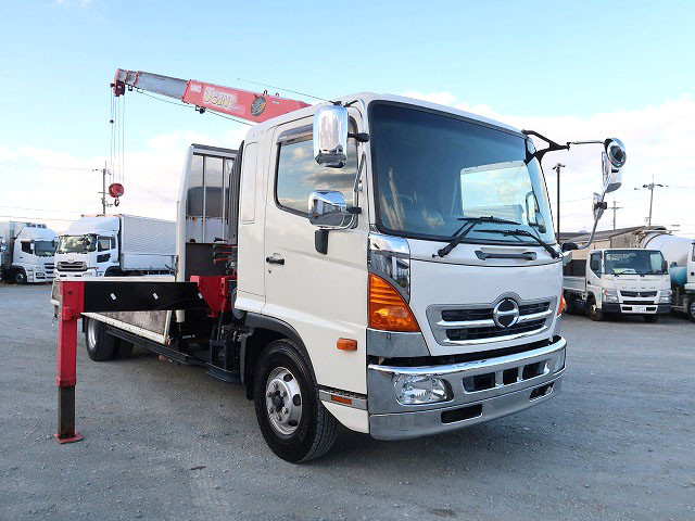 中古トラック 日野クレーン付平ボディ #2