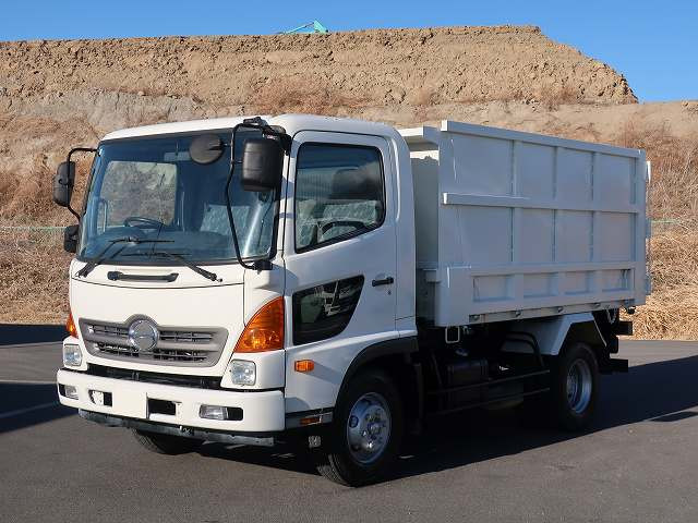 [Vehicles for lease rental only] 2012 Hino Ranger Medium-sized deep dump truck Shinmaywa No soil/sand specification 