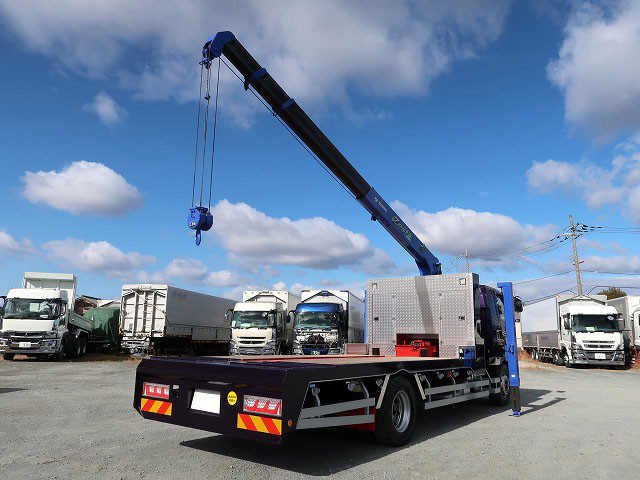 中古トラック 三菱ふそうクレーン付セルフローダー ＃3