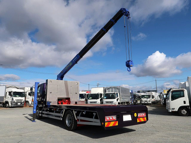 中古トラック 三菱ふそうクレーン付セルフローダー ＃4