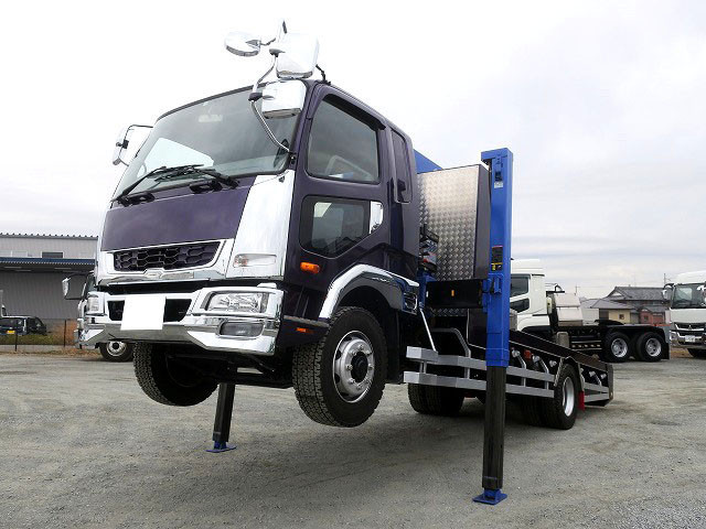 中古トラック 三菱ふそうクレーン付セルフローダー ＃5