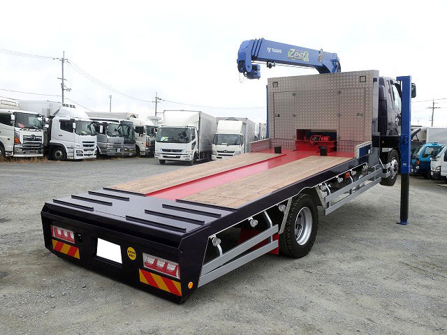 中古トラック 三菱ふそうクレーン付セルフローダー ＃6