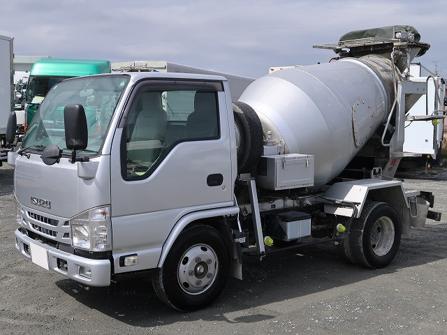 中古トラック いすゞコンクリートミキサー車