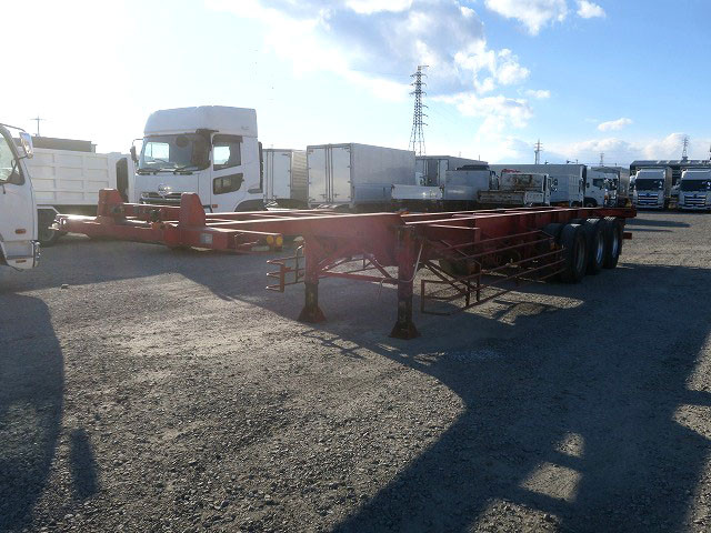 2009 Wing 40FT marine container chassis 3 axles Maximum load 30.48t Lift axle Air suspension