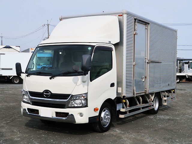 2016 Hino Dutro 2t Aluminum Van Wide Long Interior Height 217cm Left Sliding Door 2 Lashing Rails [Semi-Medium License Compatible *Excluding 5t Limited]