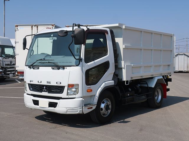 [Vehicles for lease rental only] 2016 Mitsubishi Fuso Fighter Medium-sized deep dump truck Shinmaywa No soil or sand allowed