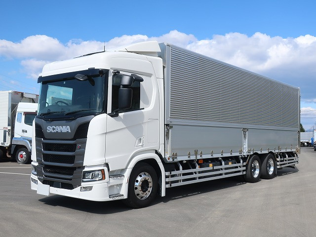 [Vehicles exclusively for lease rental] 2020 model Scania R410, large aluminum wing, high roof, 410 horsepower, aluminum wheels