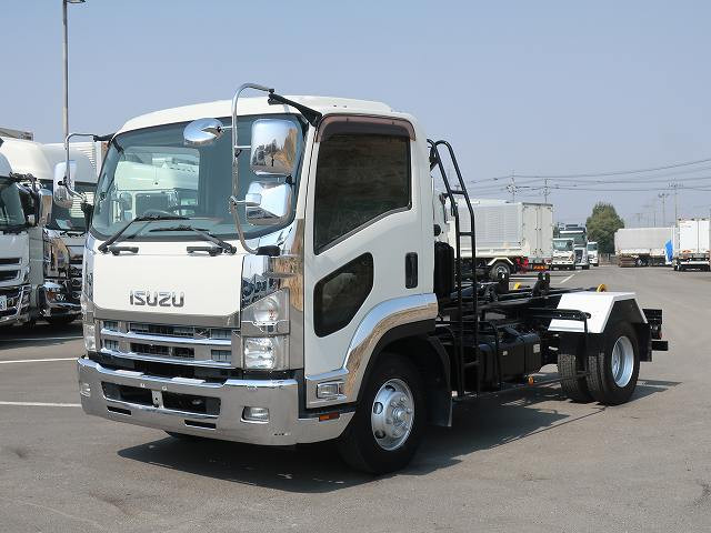 [Vehicles for lease rental only] 2014 model Isuzu Forward Medium-sized arm roll Shinmaywa Twin hoist 