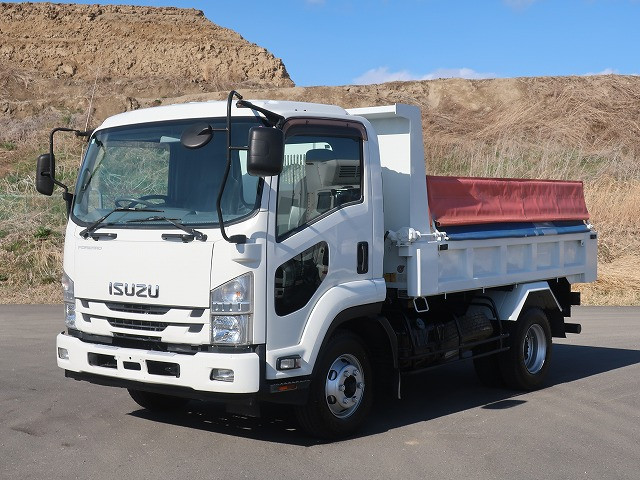 [Vehicles for lease rental only] 2015 model Isuzu Forward medium-sized dump truck Shinmaywa Electric Cobo Lane
